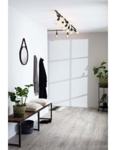 Spot Expand Markslöjd sur rail de 50 cm avec deux têtes orientables en métal noir 2