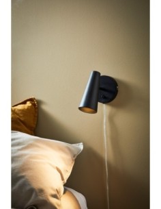 Applique murale GU10, max. 7W, Noir mat – Markslöjd – Crest 2