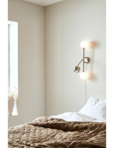 Markslöjd Beside – Applique murale 2xG9 + 1xGU10, câble 2 m, interrupteur intégré, IP20. 2