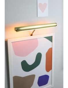 Markslöjd Monalisa – Applique murale laiton doré classique, double éclairage E14, câble transparent 2 m 2