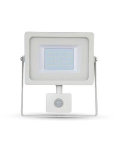 Projecteur Led détecteur infrarouge 10W blanc - Luminance Leluminaireled.com