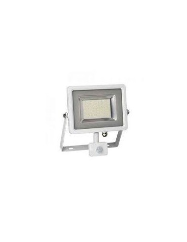 Projecteur Led détecteur infrarouge 10W blanc - Luminance Leluminaireled.com