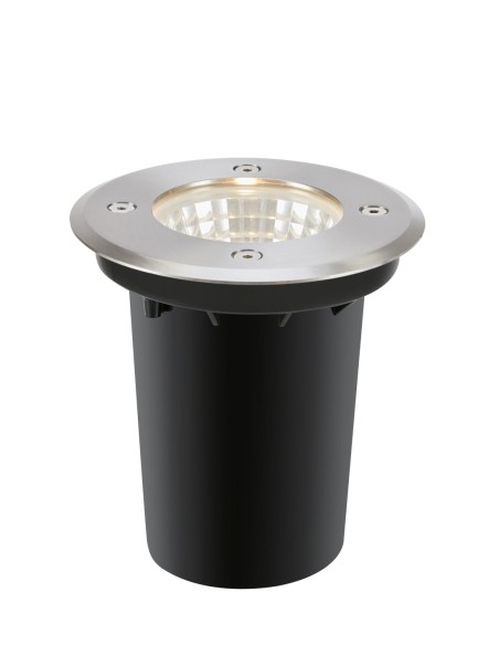 Spot Garden 24 LED 6,2W pour terrasse bois, lumière blanc chaud 3000K, design sobre et élégant.