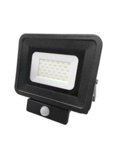 Projecteur Led avec détecteur infrarouge 30W  noir - Optonica Leluminaireled.com