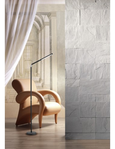 Trio Filigran – Lampadaire fin et élégant, LED dimmable 6,5W, hauteur réglable