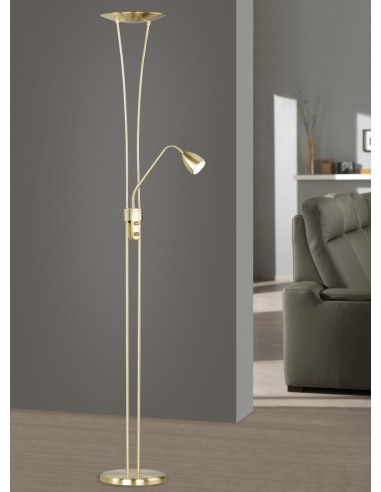 Trio – Arizona – Lampadaire LED élégant, réglable, idéal pour salons et espaces professionnels