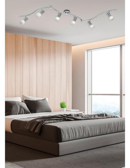 Trio – Levisto – Rail LED avec 6 points de pivotement, éclairage LED efficace et décoratif