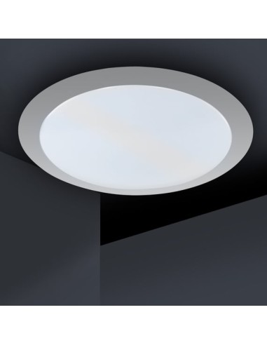 Trio – Gonzalo – Plafonnier discret LED rond, 42 cm, lumière chaude 3000K