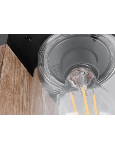 Trio – Ardila – Potelet extérieur LED avec verre et aluminium, H 100 cm