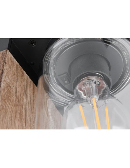 Trio – Ardila – Potelet extérieur LED avec verre et aluminium, H 100 cm