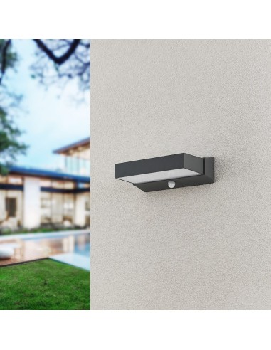 Applique murale LED extérieure anthracite - détecteur – Trio – Cuando