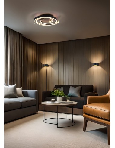 Applique murale LED 4,3W noir et or 430 lm 3000K - Trio - Lacapo