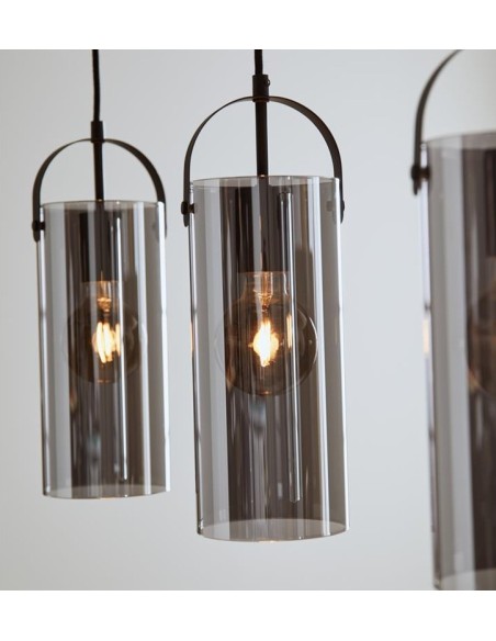 Markslöjd Glory – Suspension élégante en métal noir avec câble textile, lumière douce