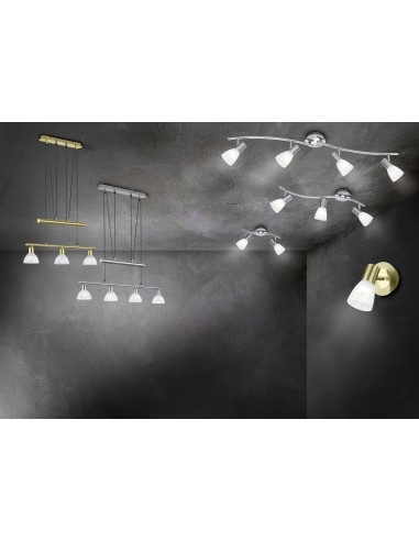 Trio Levisto – Luminaire suspendu LED 3x E14, 3000K, ambiance chaleureuse, réglable en hauteur