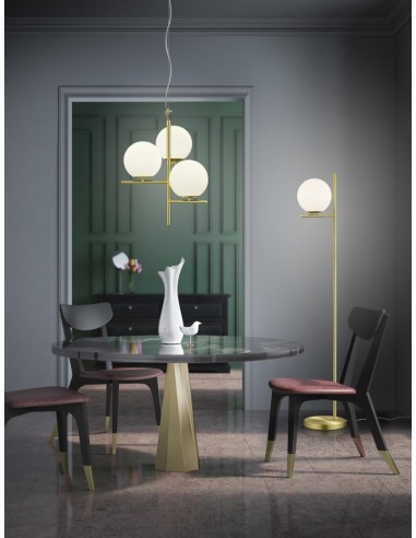 Trio Pure – Suspension déco 40 cm, style épuré, IP20, sans ampoules