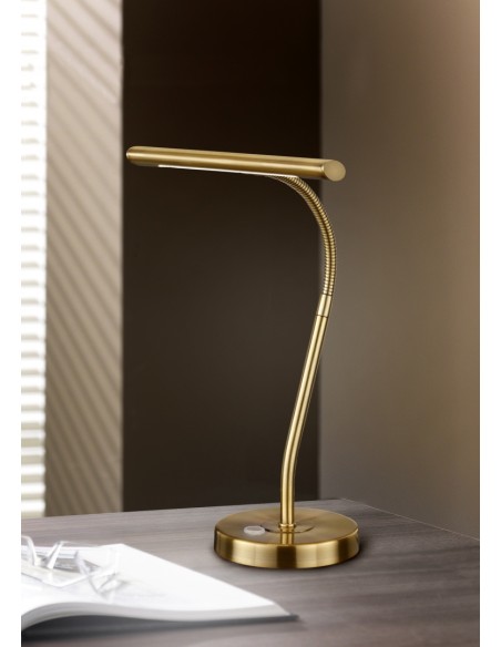 Trio Curtis – Lampe de bureau LED 4W avec variateur tactile et bras orientable