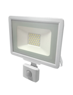Projecteur Led avec détecteur infrarouge 50W  blanc - Optonica Leluminaireled.com