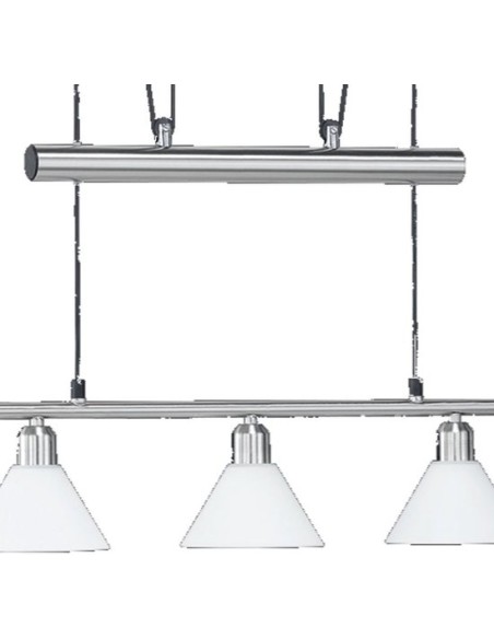 Trio Stamina – Suspension élégante et épurée, compatible LED, dimmable avec variateur externe