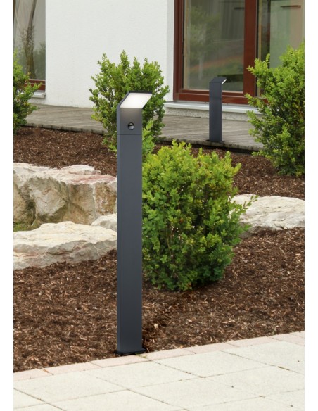 Trio Pearl – Potelet 100 cm avec capteur automatique, parfait pour sécuriser et illuminer vos extérieurs