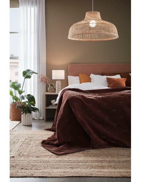 Markslöjd Bali – Luminaire en rotin pour salon ou chambre, douille E27, diffusion douce et naturelle de la lumière