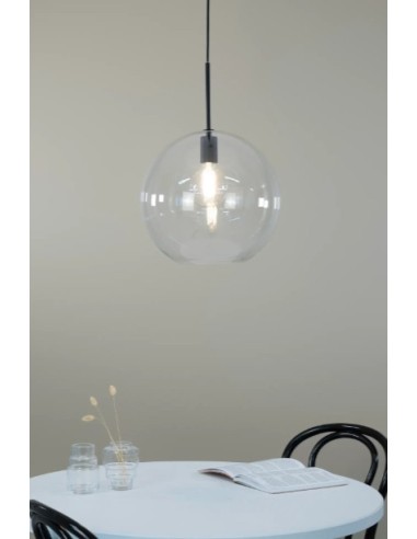 Markslöjd Patera – Luminaire suspendu 1xE27, lumière directe et base en métal noir