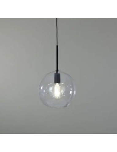 Markslöjd Patera – Suspension verre clair avec câble PVC 150 cm, idéale petits espaces