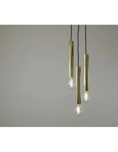 Suspension Led 3x E27 40W max, laiton – Markslöjd – Sencillo intérieur | Markslöjd