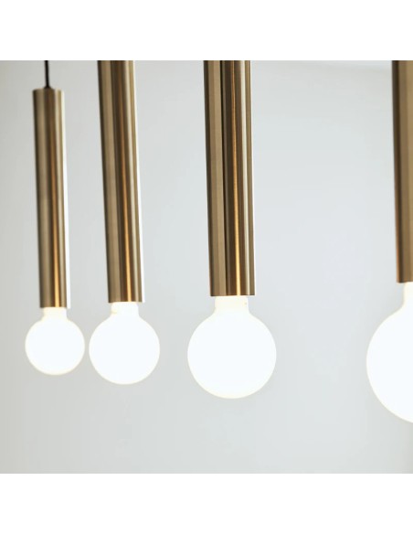 Markslöjd Sencillo – Luminaire à 4 douilles E27, style contemporain pour cuisine ou salle à manger