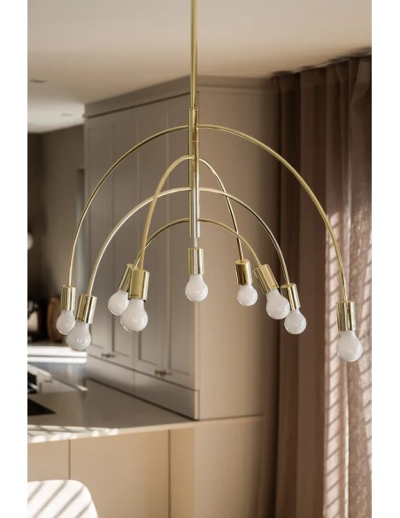 Markslöjd Lavello – Suspension design 9x40W E27, look unique et imposant pour salon ou cuisine