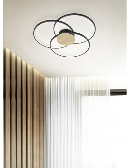 Trio – Sedona – Compatible LED, économie d’énergie jusqu’à 80 %, longue durée de vie