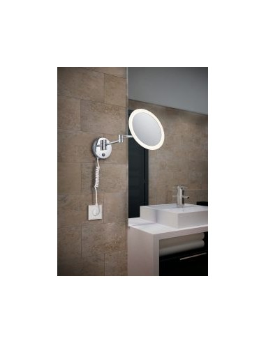 TRIO View – Applique LED salle de bain 3W, 280lm, 3000K, miroir x3, chrome, IP44