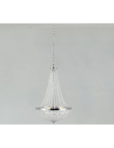 Markslöjd Gränsö – Plafonnier glamour avec prismes en cristal, idéal pour salle de bains, 3 ampoules G9 (non incluses)