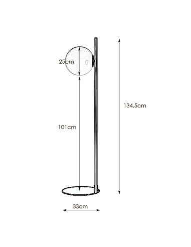 MarkslOjd Dione – Câble textile noir 2 m avec interrupteur, ampoule non incluse, usage intérieur