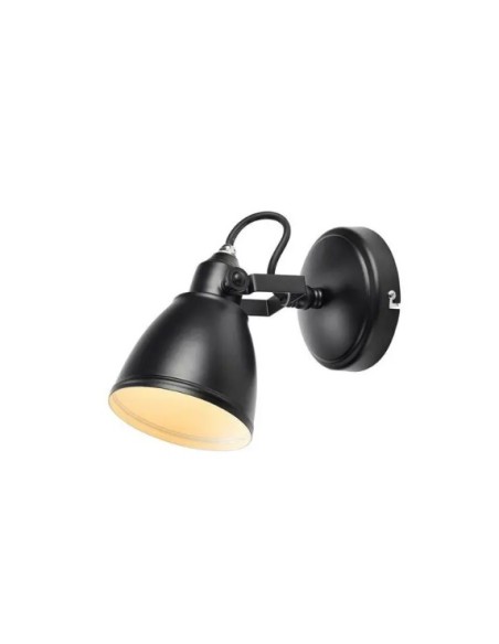 Markslöjd Fjällbacka – Luminaire mural noir classique, G9 20W, protection IP44