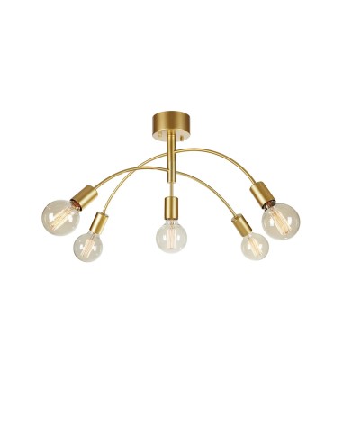 MarkslOjd Cygnus – Diamètre 70 cm, métal doré, montage par crochet, ampoules non incluses.