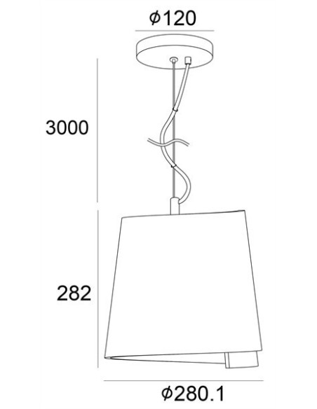 Suspension Led Twister II - Deko-Light Leluminaireled.com