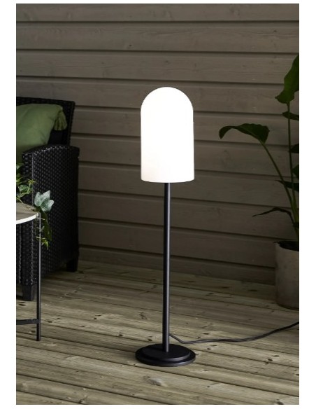 Markslöjd Afternoon – Luminaire de jardin IP44, abat-jour blanc, style contemporain