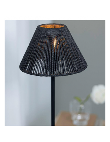 Markslöjd Corda – Cordon noir 2 m avec interrupteur, ampoule E14 non incluse, compatible LED jusqu’à 40 W