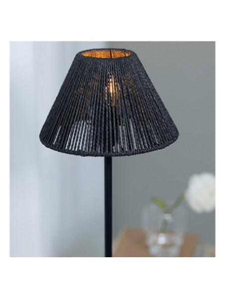 Markslöjd Corda – Cordon noir 2 m avec interrupteur, ampoule E14 non incluse, compatible LED jusqu’à 40 W