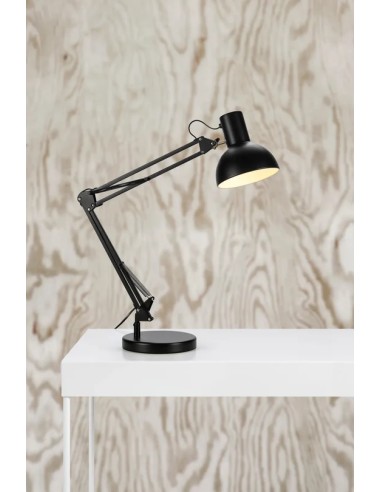 Markslöjd Architect – Bras articulé, câble noir 2 m avec interrupteur, ampoule n