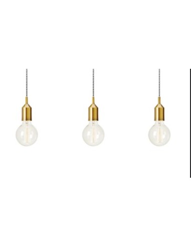 Suspension Bronx Markslöjd, design vintage, métal bronze, 3 lumières E27, style affirmé.