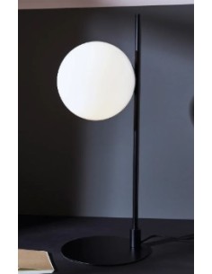 Markslöjd Dione noire – Design moderne, pied métal noir, interrupteur marche/arrêt, IP20, classe II. 2