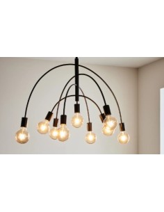 Markslöjd Lavello noir – Structure métallique courbée, design Joakim Thedin, classe I, IP20. 2