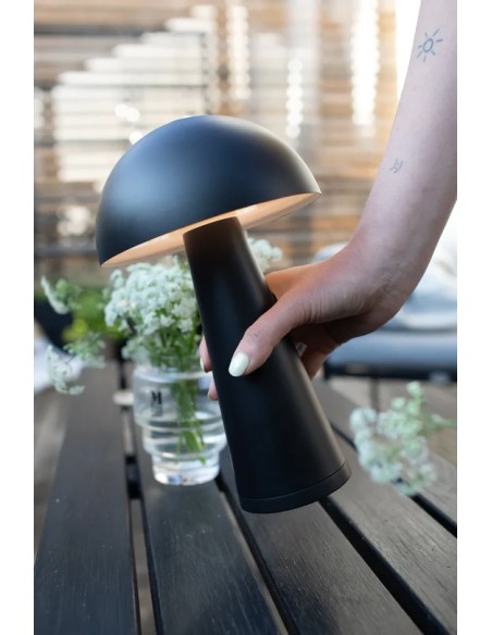 Markslöjd Fungi – LED blanc chaud 3000 K, IP44, variateur tactile intégré