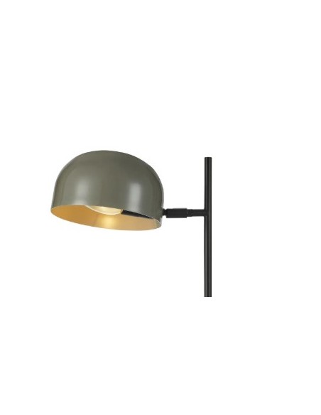 Pose Markslöjd – Lampe compacte pour bureau, design sobre gris et noir, LED filament conseillé.