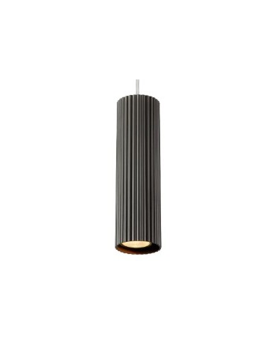 Costilla Markslöjd – Lampe d’ambiance à poser, abat-jour cylindrique, câble transparent.