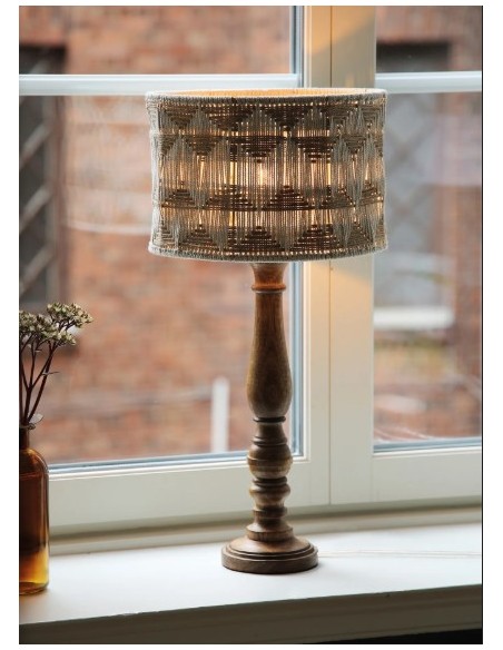 Lampe décorative bohème et scandinave, éclairage chaleureux pour salon, chambre ou bureau.