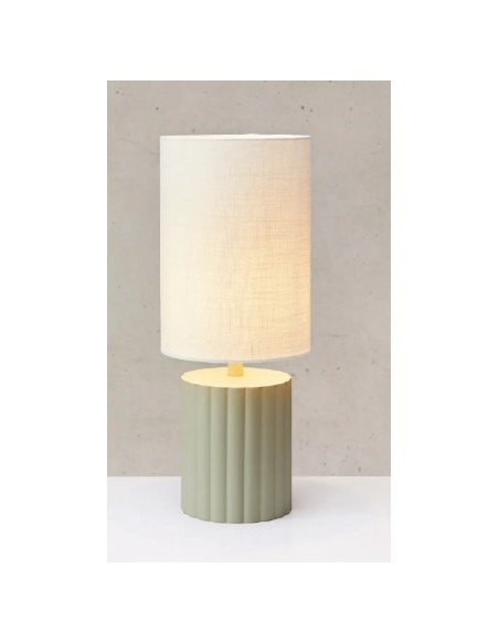 Lampe de table contemporaine Can, idéale pour salon, chambre ou bureau, style sobre et raffiné.