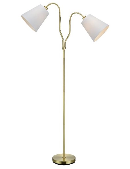 Bras flexibles et interrupteurs individuels, design pratique pour une ambiance lumineuse raffinée.