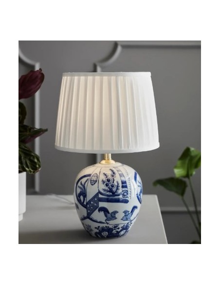 Lampe décorative avec câble transparent et interrupteur, idéale pour bureau ou salon cosy.